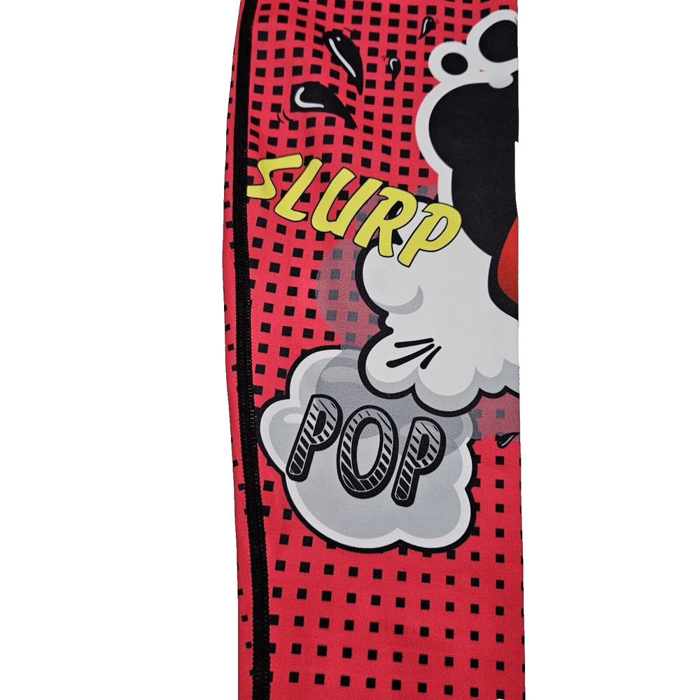 Pop Art Legging Womens M/L Comic Colorful Athleisure Slurp Y2K Red Strawberry - Picture 14 of 14